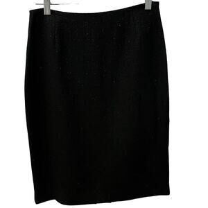 NWT London Times Pencil Metallic Thread Skirt | Women’s Size 4